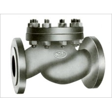 CS Cast Steel Horizontal Lift Check Valve / NRV Bolted Valve Flange End SS Parts PN 40 (Wj-Neta)